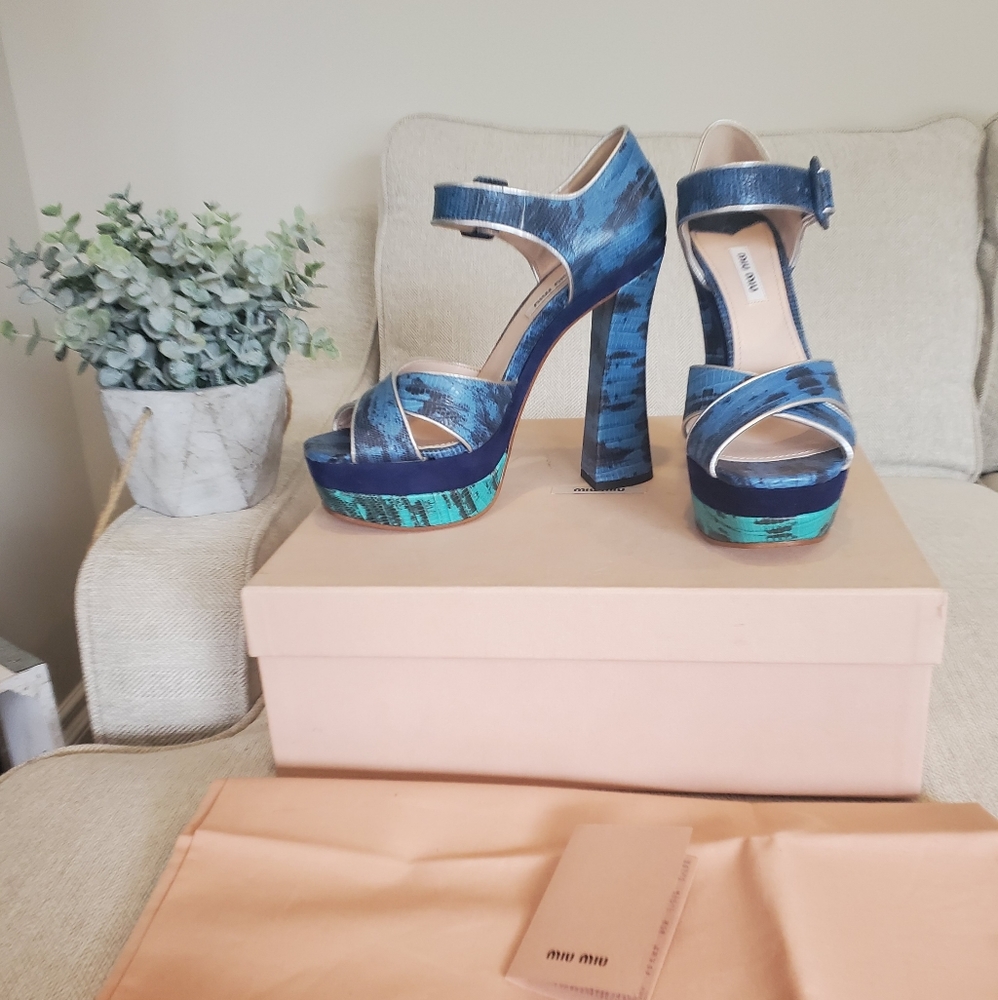 Brand new Miu Miu by Prada heels 39 9